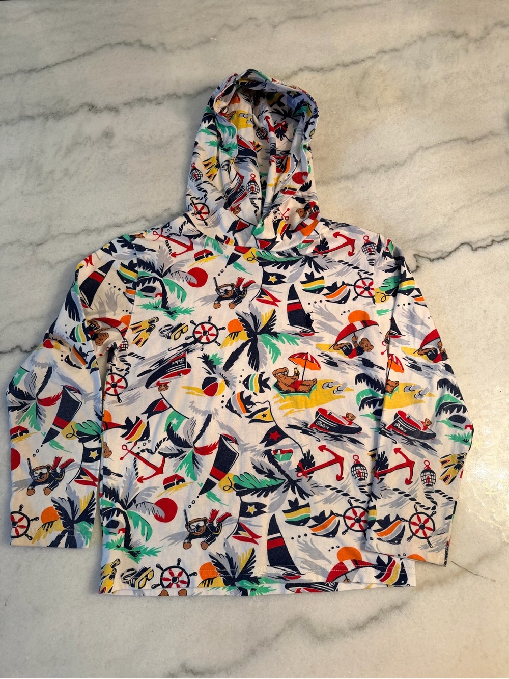 Polo Ralph Lauren Colorful Nautical Print Hoodie